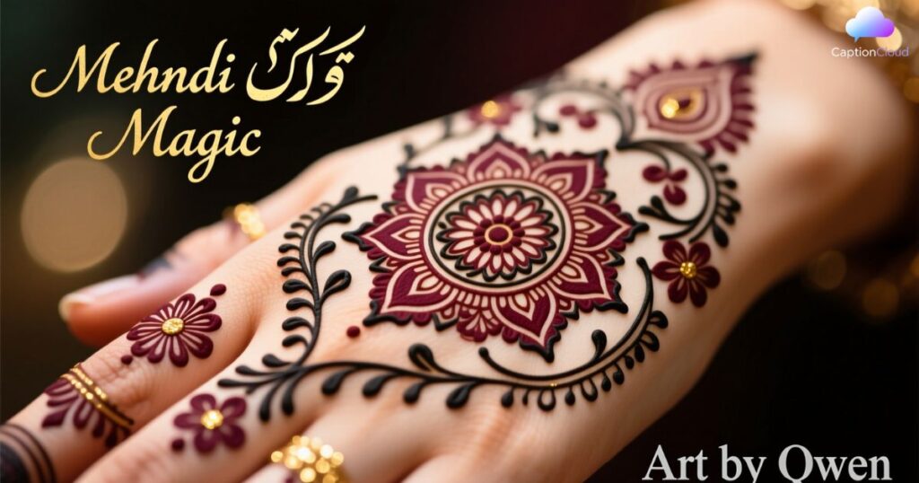 Best Captions for Mehndi Hands