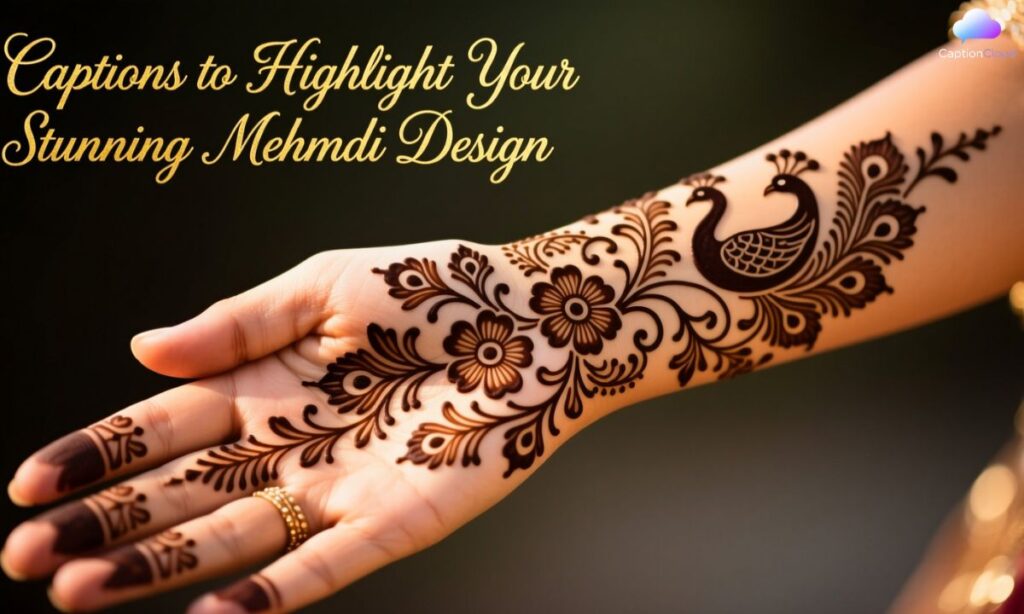 Captions to Highlight Your Stunning Mehndi Design