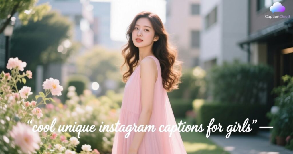 Cool Unique Instagram Captions For Girls