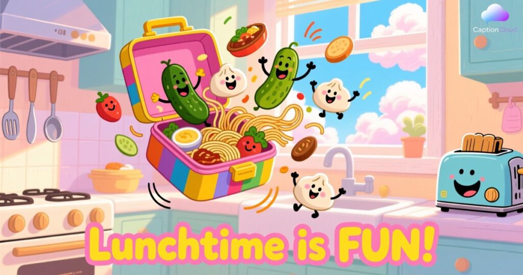 Fun and Lighthearted Lunch Captions