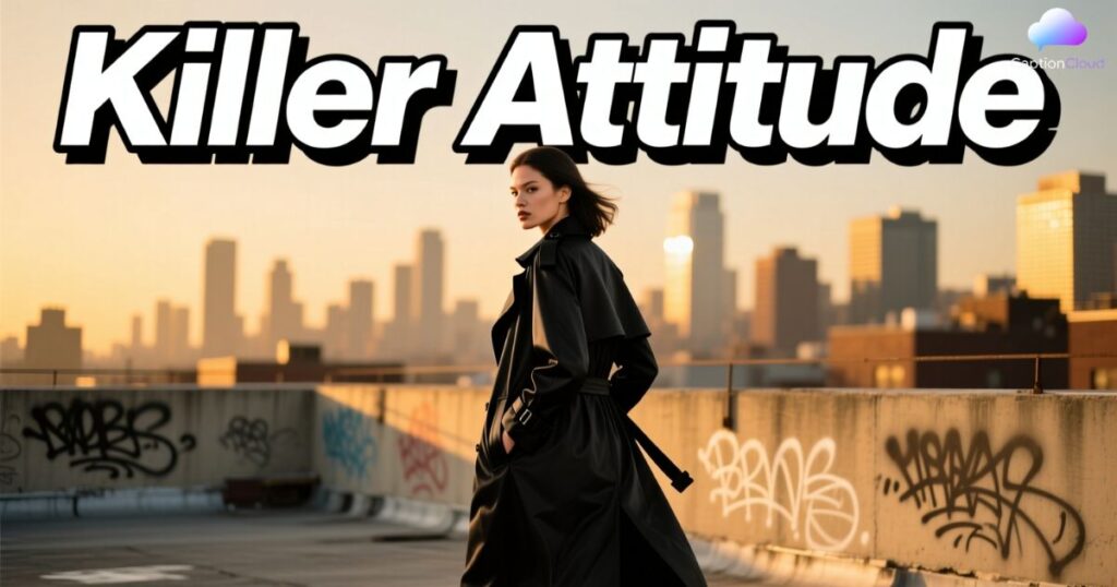 Killer Attitude Captions for instagram