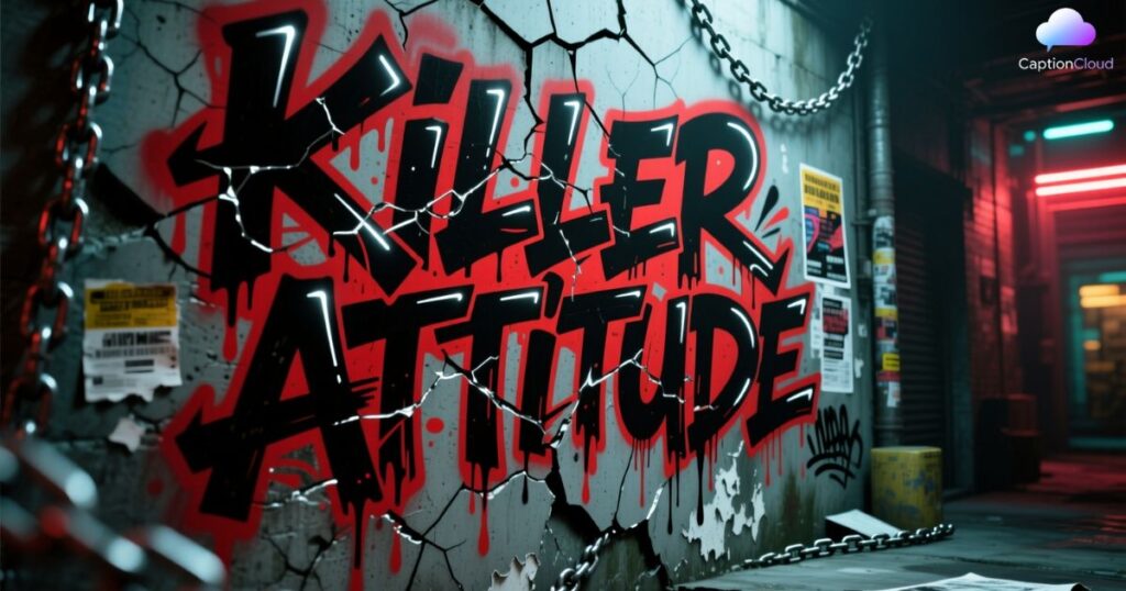 Killer Attitude Captions