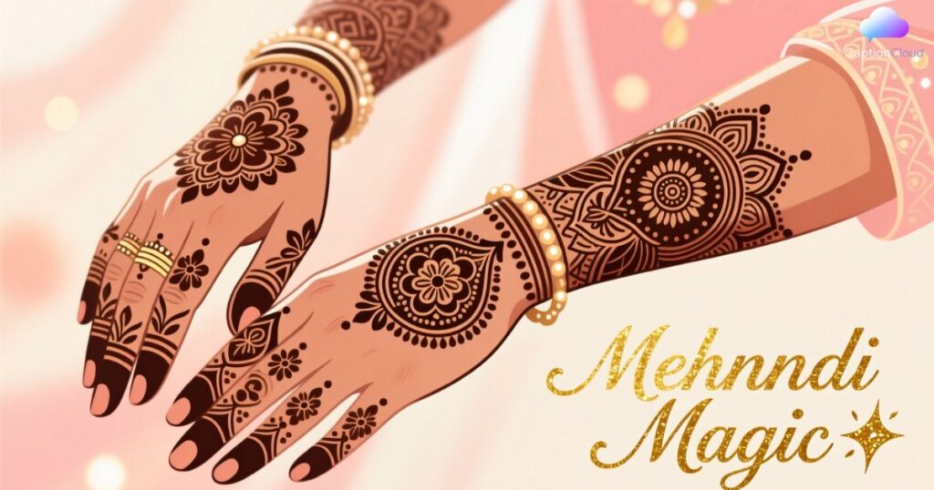 Mehndi Captions for Instagram in English