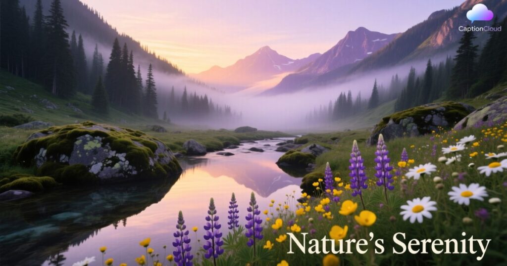 Nature and Scenic Captions