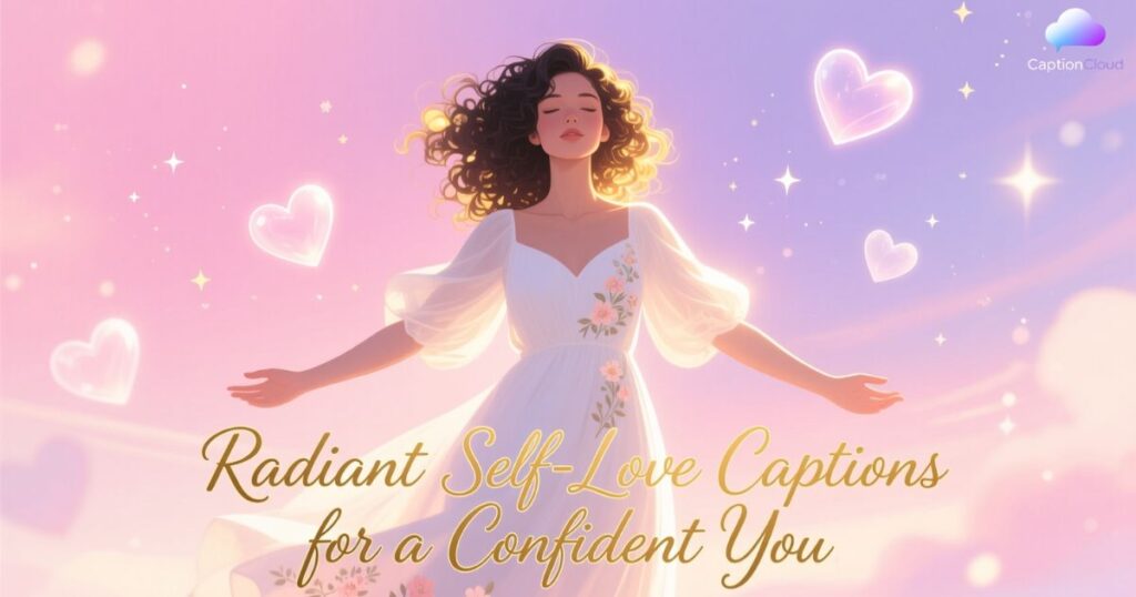 Radiant Self-Love Captions for a Confident You