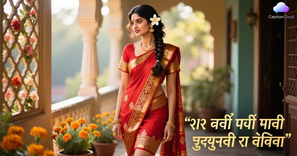 Short Saree Captions For Instagram In Hindi