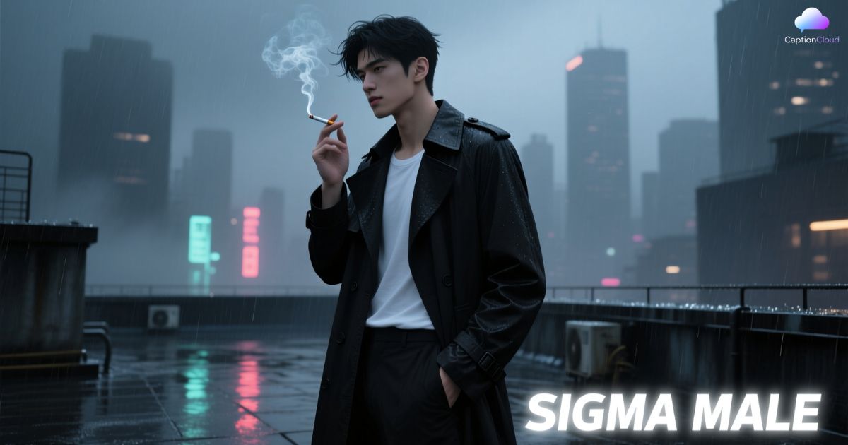 Sigma Male Captions