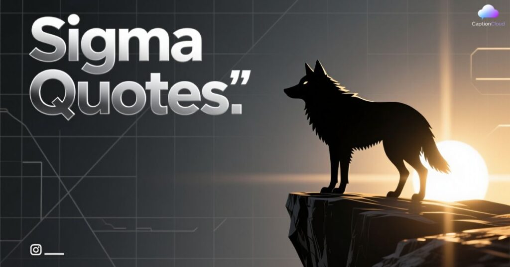 Sigma Quotes for Instagram