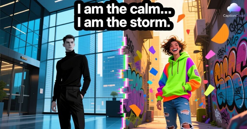 Split Personality Captions for Instagram