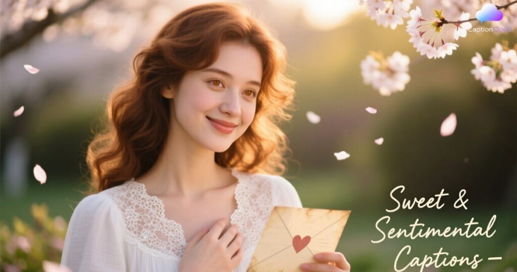 Sweet & Sentimental Captions
