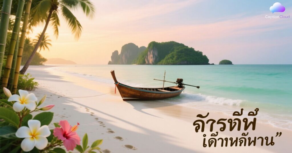 Thailand Beach Captions