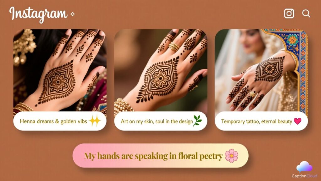 Trendy Mehndi Captions to Boost Your Instagram Likes