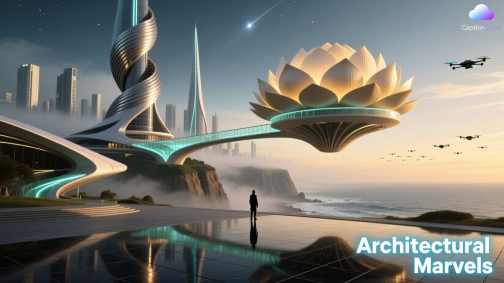 Architectural Marvels Captions