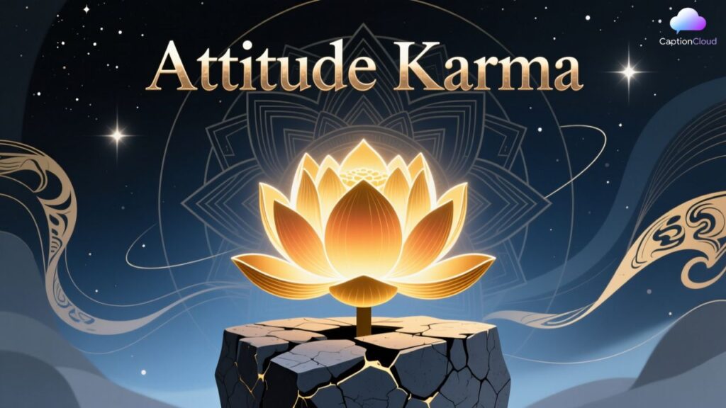 Attitude Karma Bio for Instagram