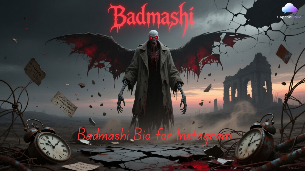 Badmashi Bio for Instagram