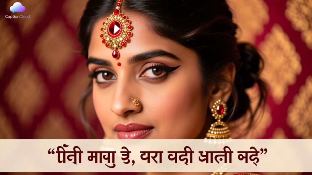 Bindi captions for Instagram in Hindi