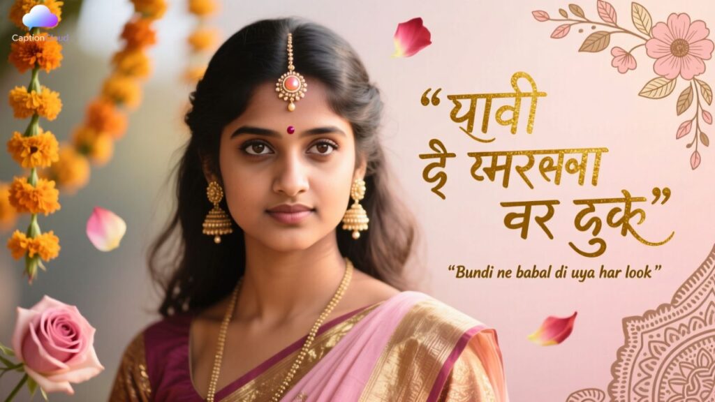 Bindi captions for Instagram in Hindi for girl