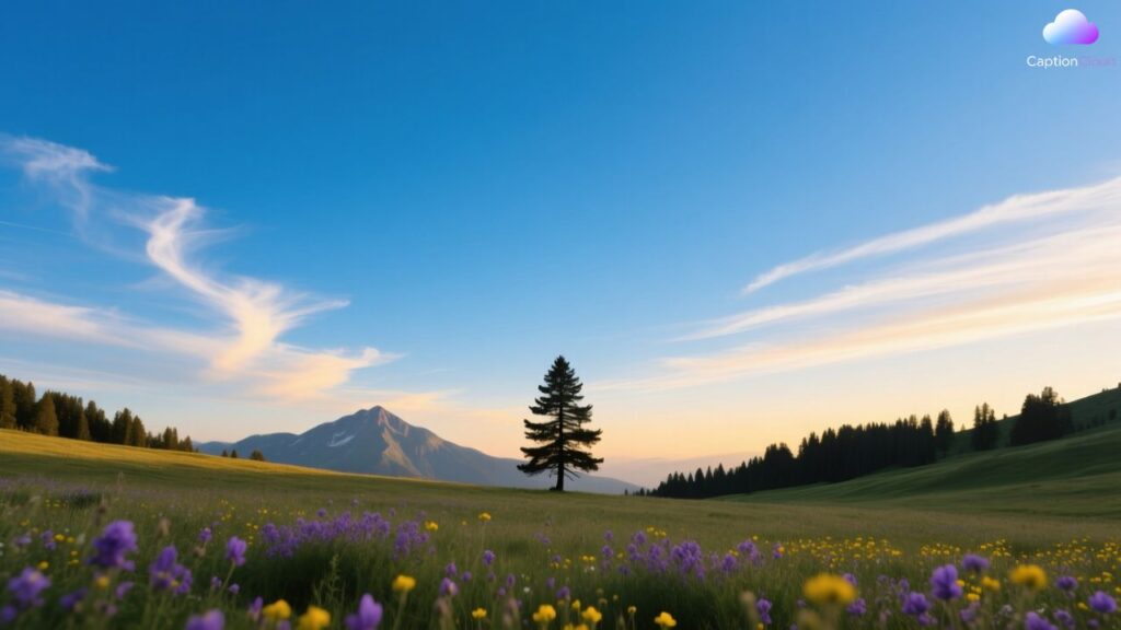 Blue Sky Captions For Instagram