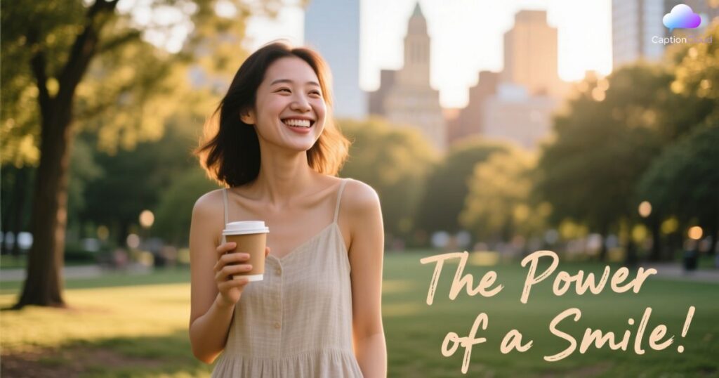 Captions About the Power of a Smile