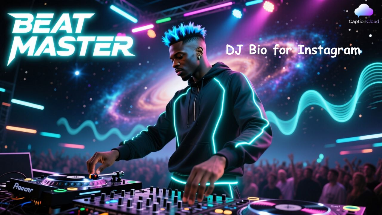 DJ Bio for Instagram