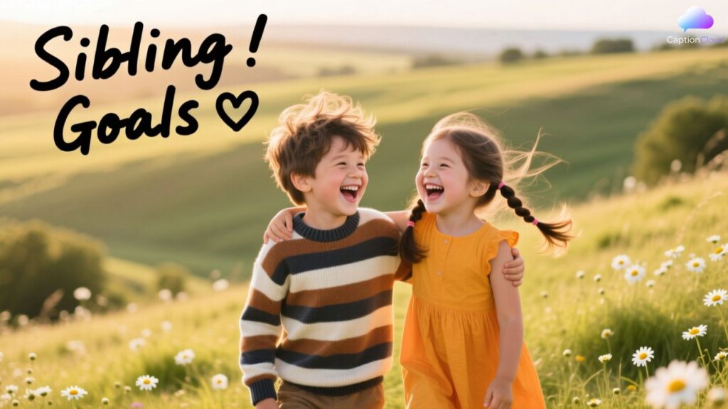 Fun and Playful Brother and Sister Captions for Instagram