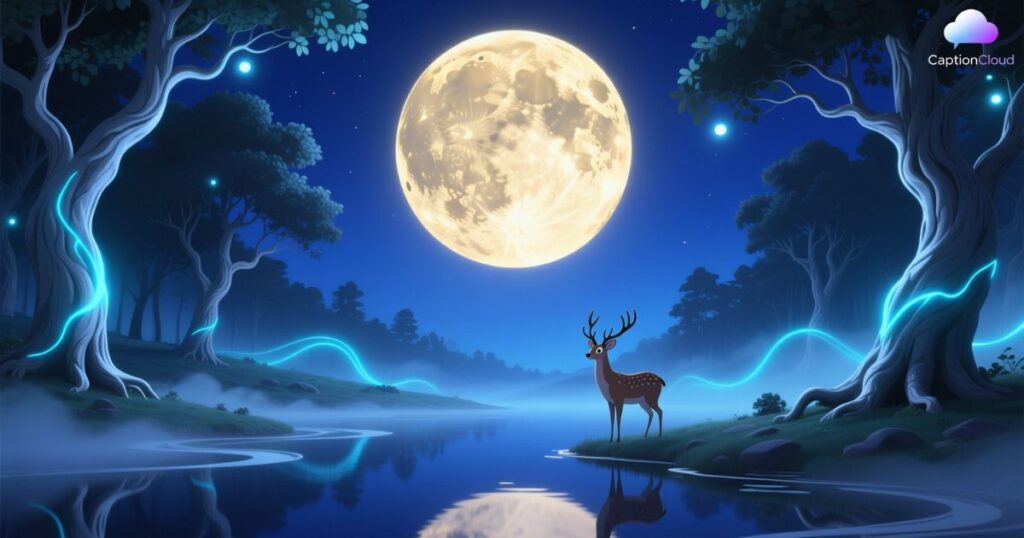 Glowing Moon Captions to Brighten Your Feed