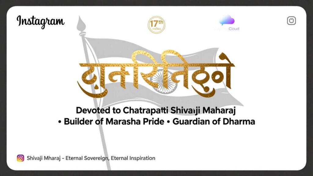 Instagram Bio For Shivaji Maharaj Bhakt
