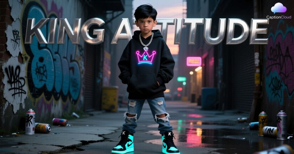 King Attitude Captions for Boys with Swag
