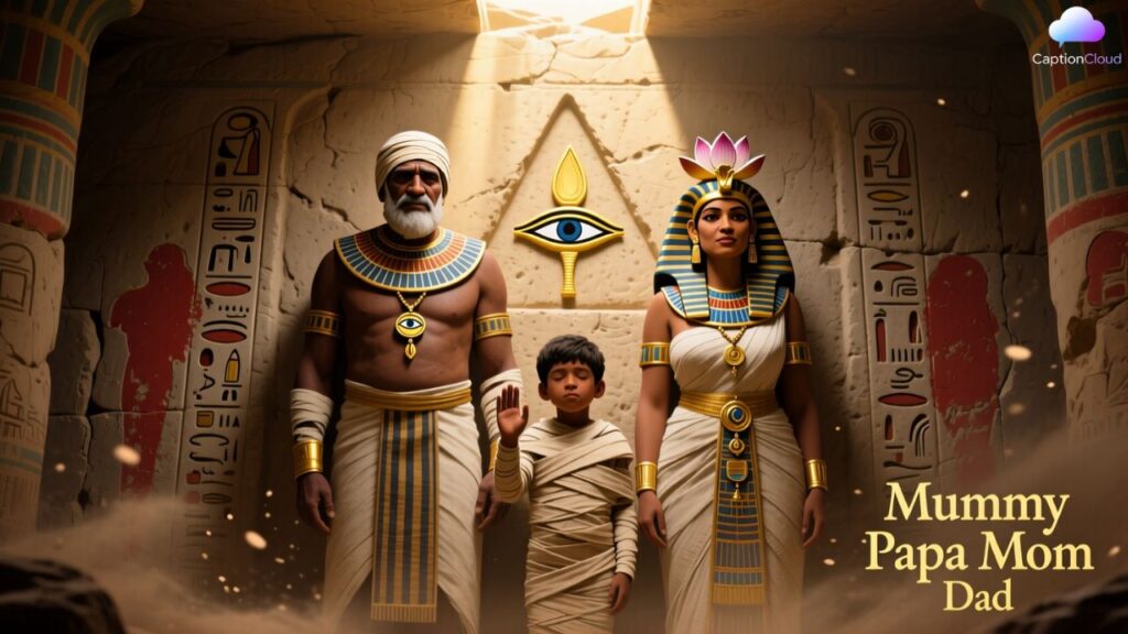 Mummy Papa Mom Dad bio for Instagram