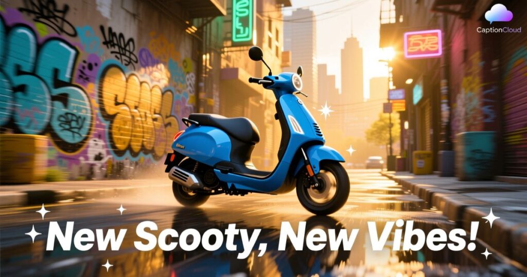New Scooty Captions for WhatsApp Status