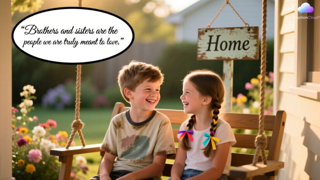 Quotes Brother And Sister Captions For Instagram