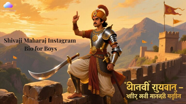Shivaji Maharaj Instagram Bio for Boys