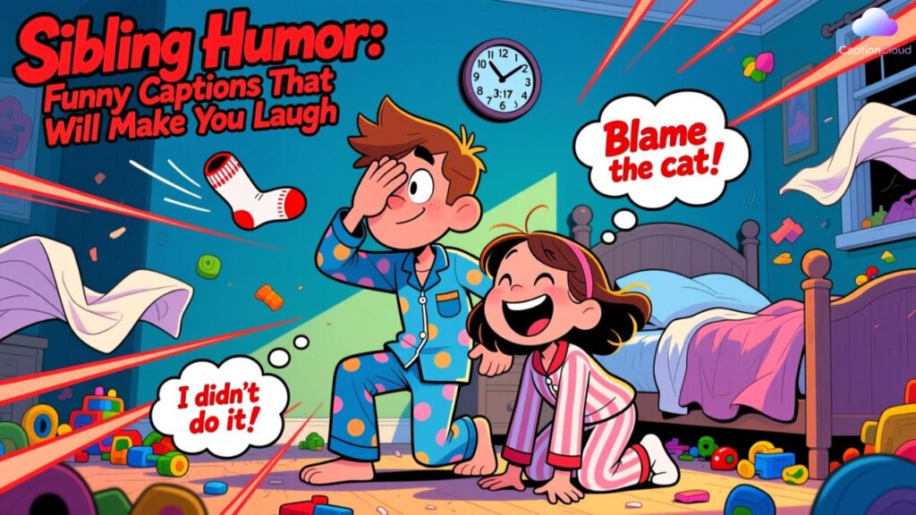 Sibling Humor: Funny Captions That Will Make You Laugh