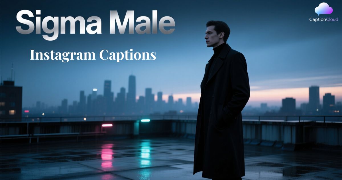 Sigma Male Instagram Captions