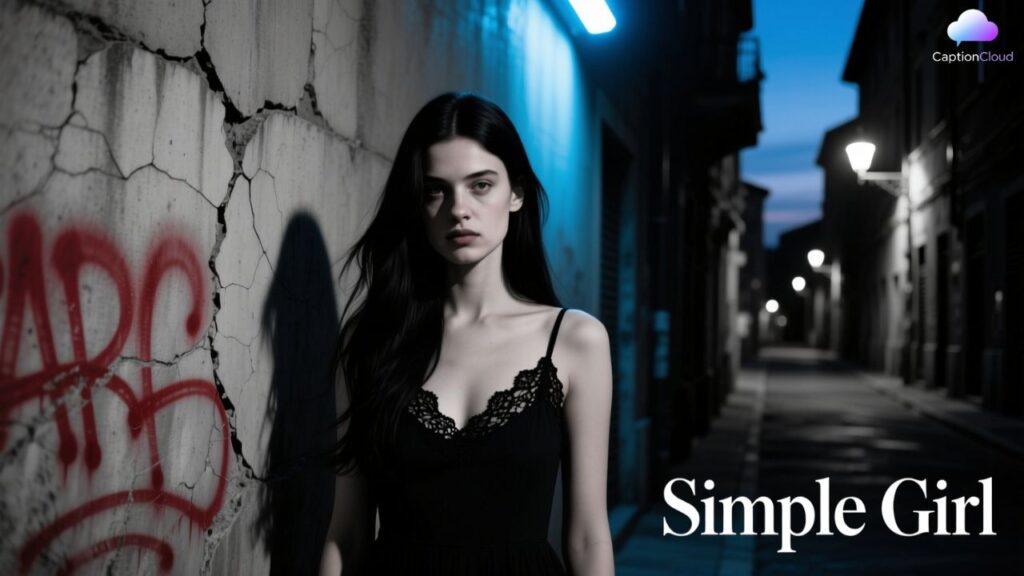 Simple Girl Dark Aesthetic Bio for Instagram