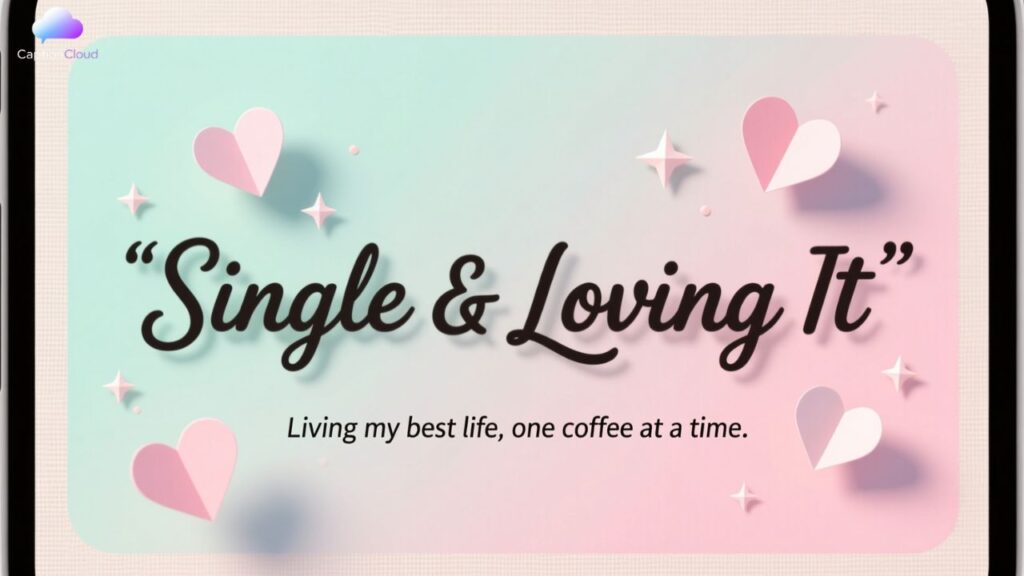 Single Life Quotes for Instagram Bio for Girl