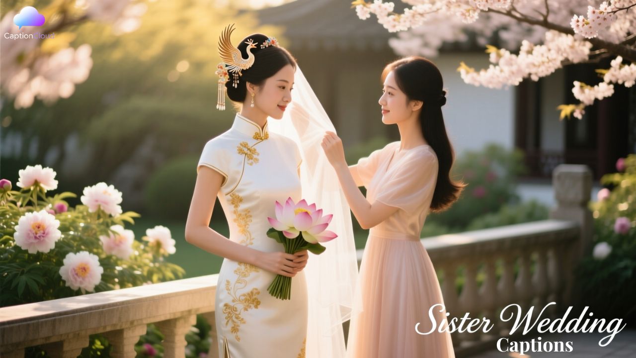 Sister Wedding Captions