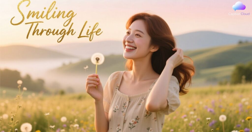 Smiling Through Life Captions